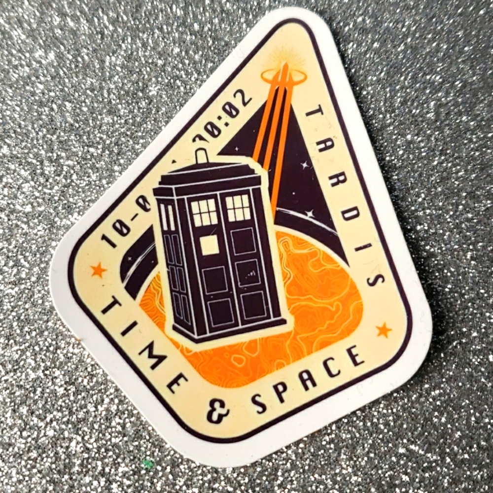 10/$10 DR. WHO Tardis waterproof sticker TV Show